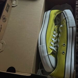 Bitter lemon Converse sneakers